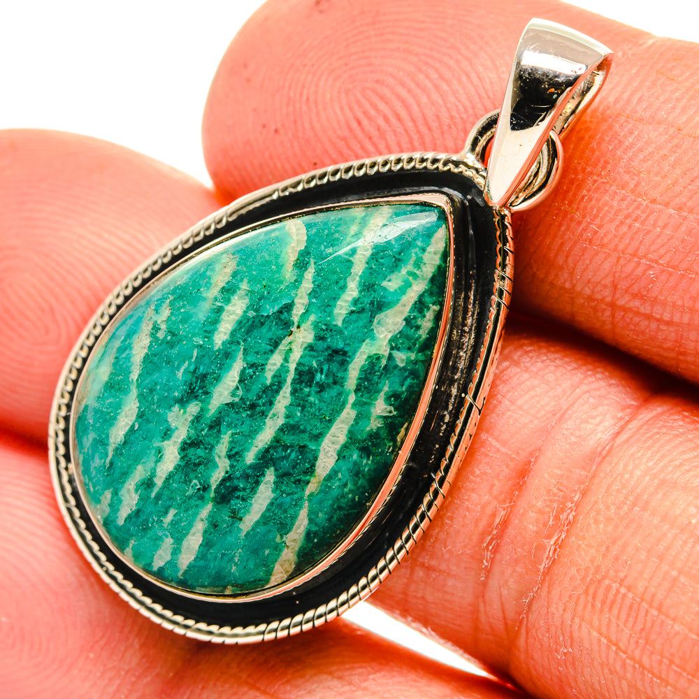 Amazonite Pendants handcrafted by Anasilvercos - PD26254