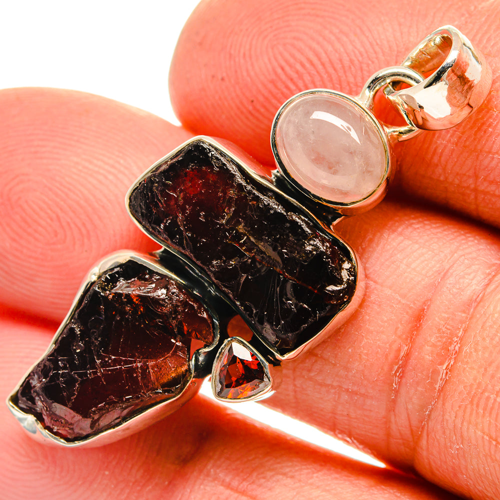 Garnet Pendants handcrafted by Anasilvercos - PD26267