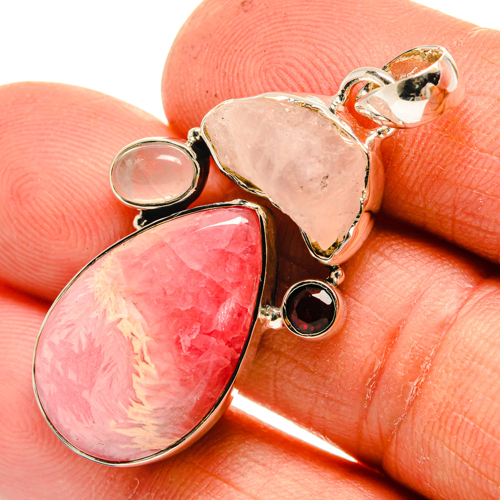Rhodochrosite Pendants handcrafted by Anasilvercos - PD26270