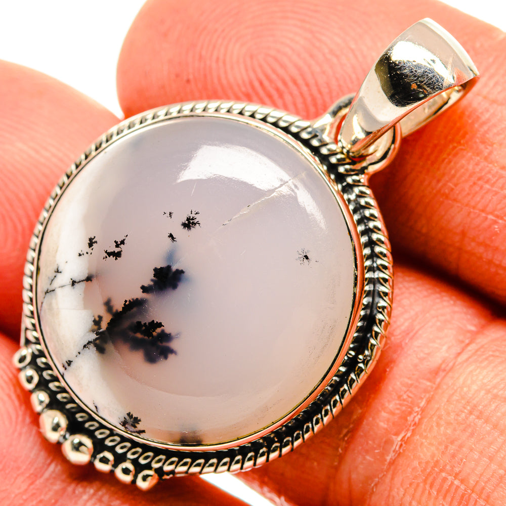 Dendritic Opal Pendants handcrafted by Anasilvercos - PD26281