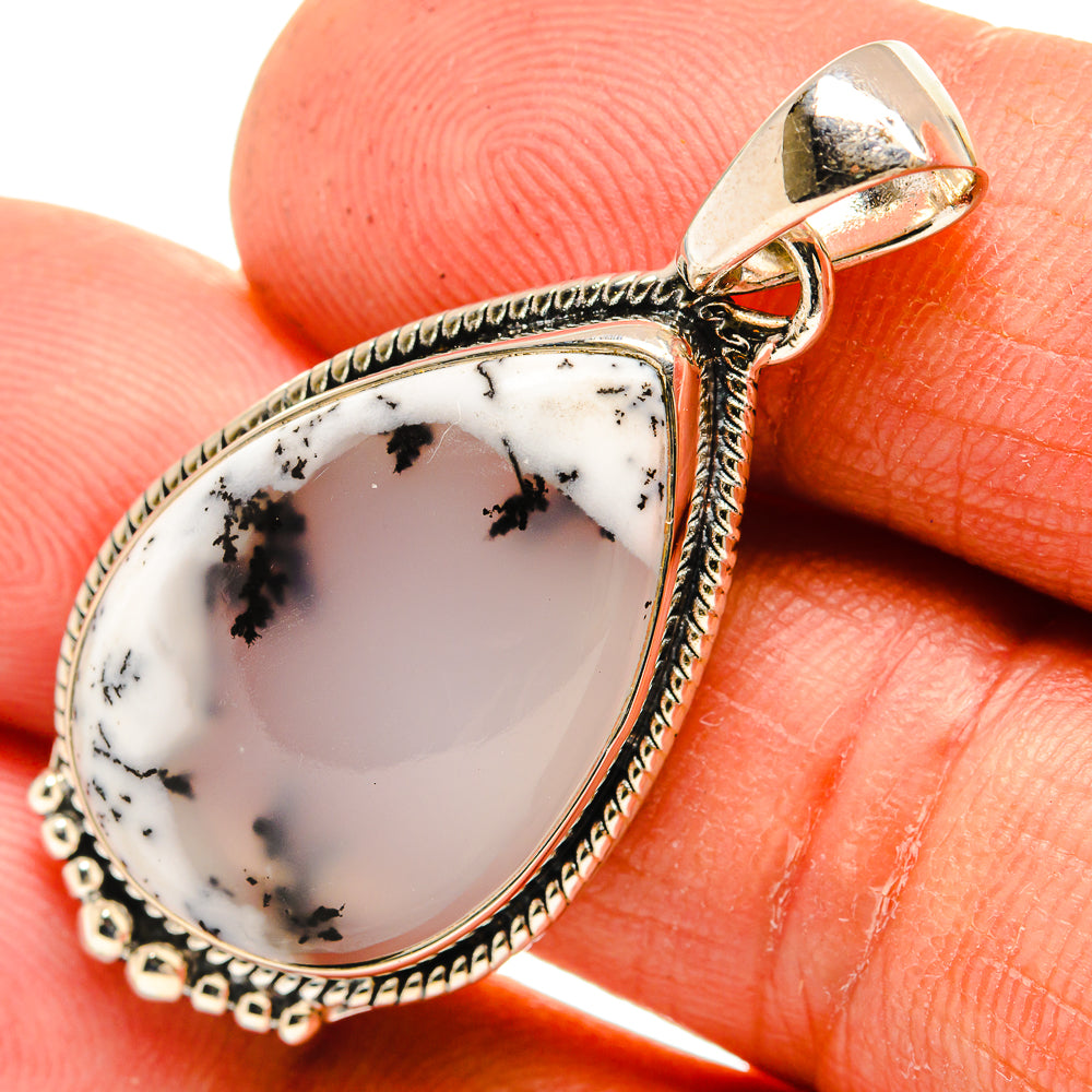 Dendritic Opal Pendants handcrafted by Anasilvercos - PD26282