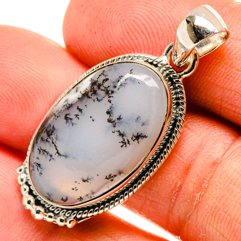 Dendritic Opal Pendants handcrafted by Anasilvercos - PD26283