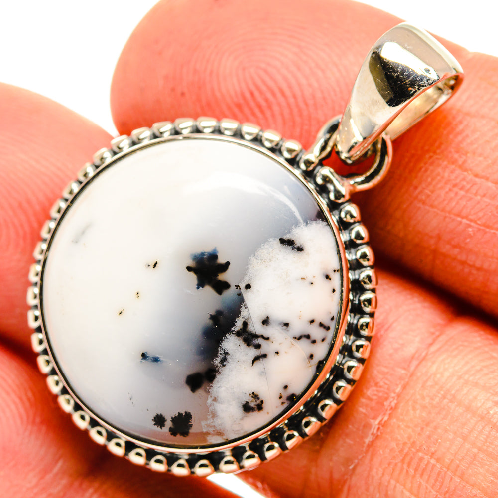 Dendritic Opal Pendants handcrafted by Anasilvercos - PD26284