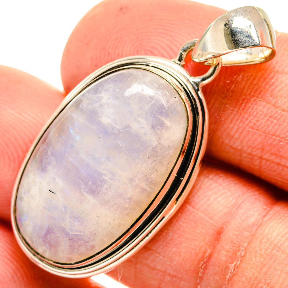 Rainbow Moonstone Pendants handcrafted by Anasilvercos - PD26294