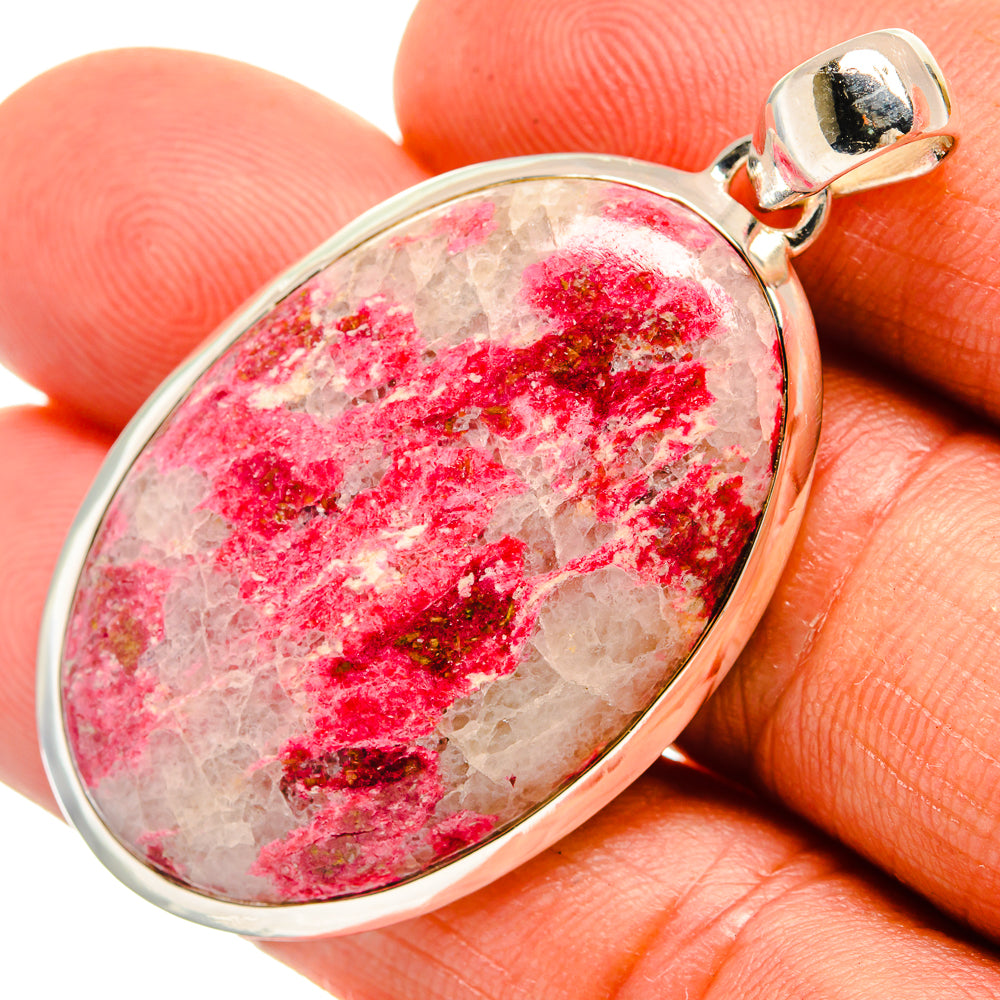 Thulite Pendants handcrafted by Anasilvercos - PD26308