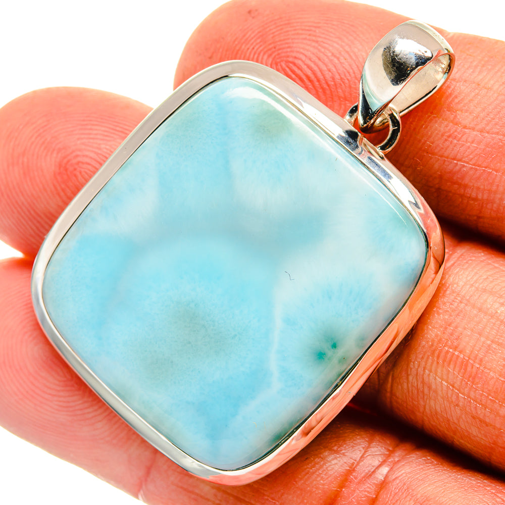 Larimar Pendants handcrafted by Anasilvercos - PD26310