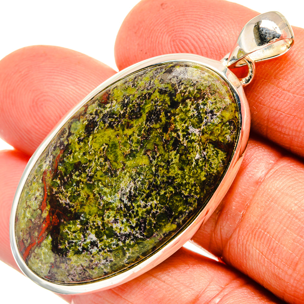 Rainforest Jasper Pendants handcrafted by Anasilvercos - PD26317