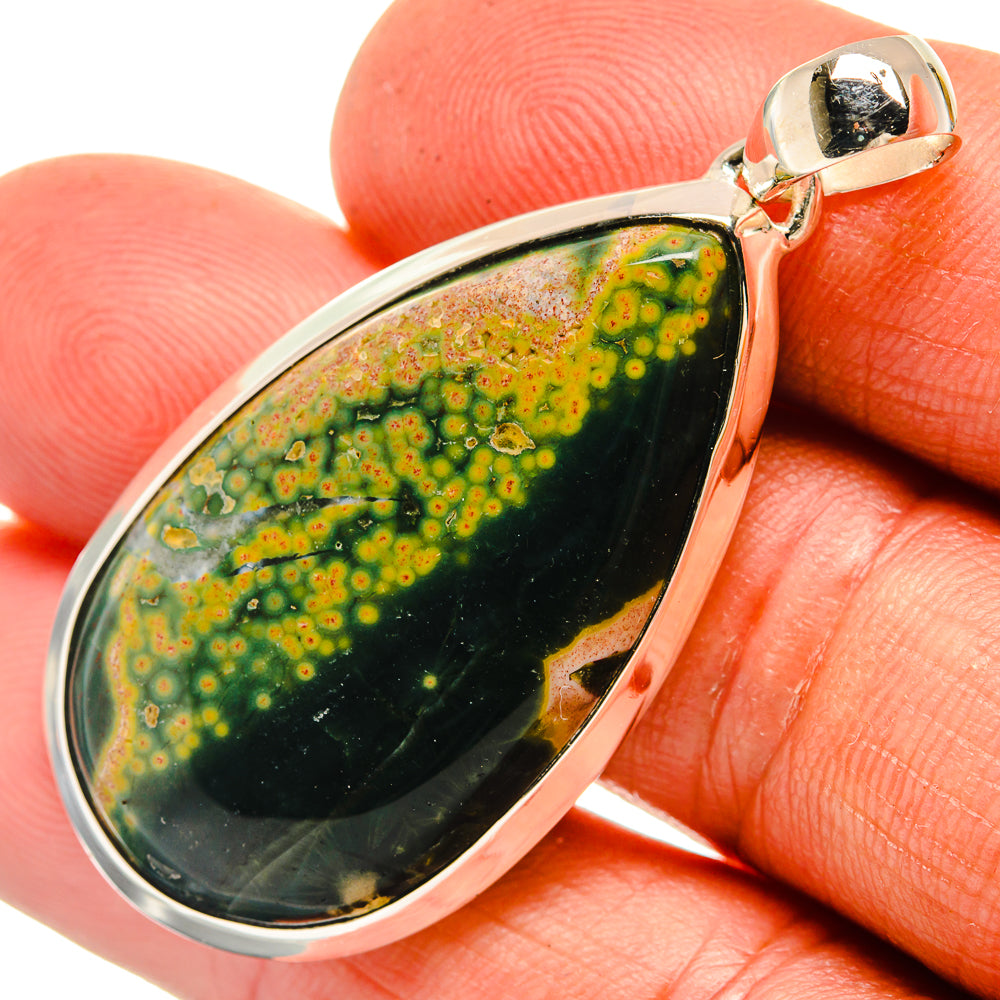 Ocean Jasper Pendants handcrafted by Anasilvercos - PD26318