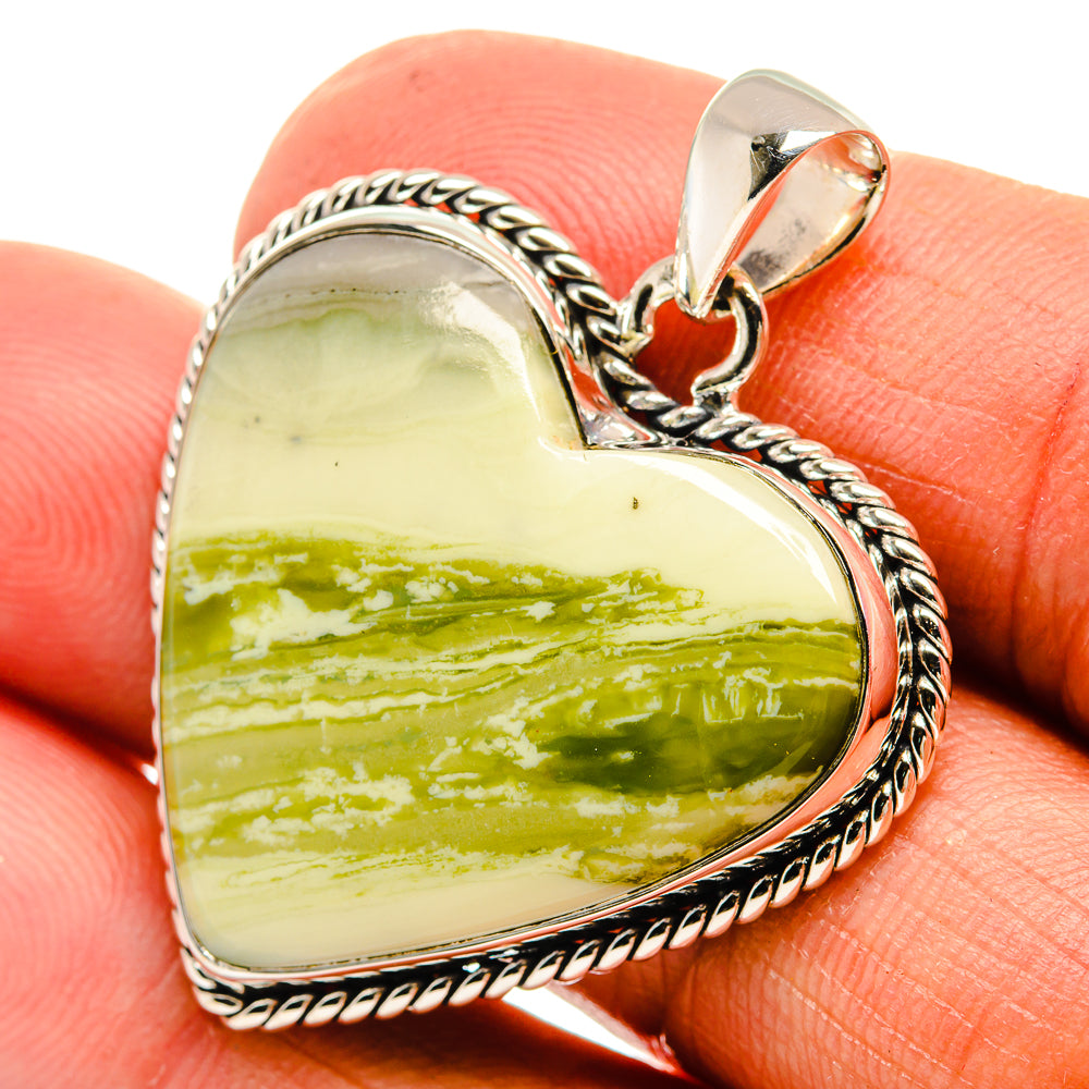 Rainforest Jasper Pendants handcrafted by Anasilvercos - PD26329