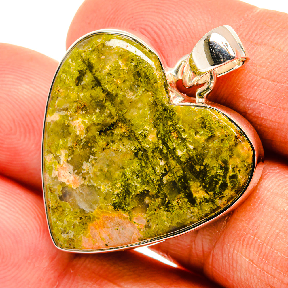 Unakite Pendants handcrafted by Anasilvercos - PD26332