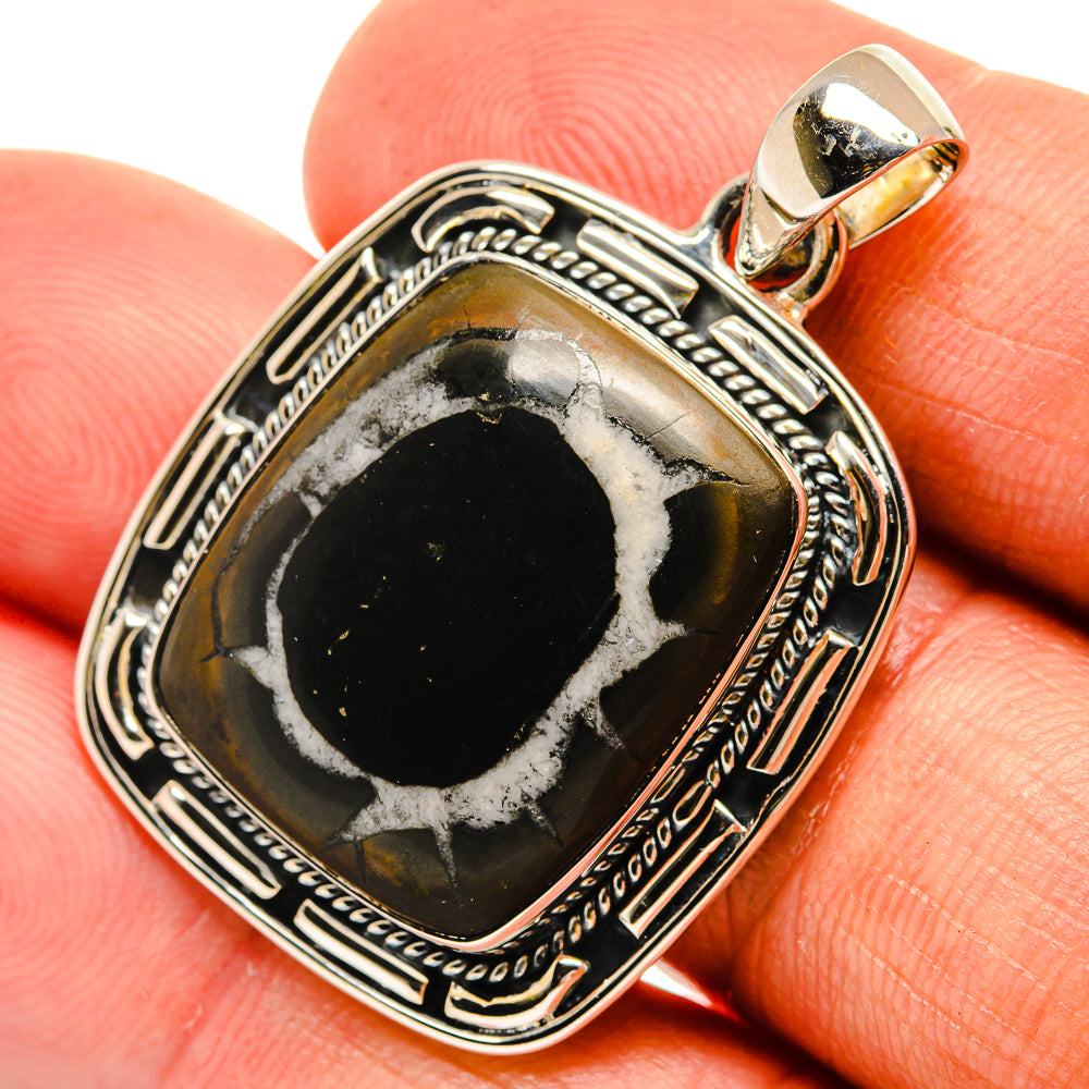 Septarian Geode Pendants handcrafted by Anasilvercos - PD26336