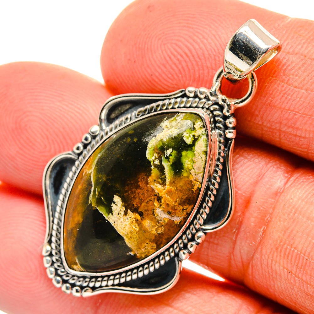 Rainforest Opal Pendants handcrafted by Anasilvercos - PD26356