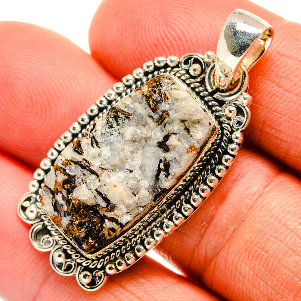 Astrophyllite Pendants handcrafted by Anasilvercos - PD26366