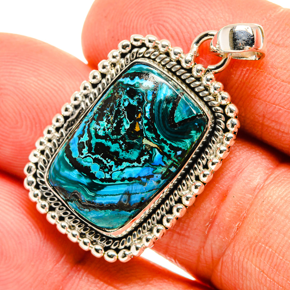 Shattuckite Pendants handcrafted by Anasilvercos - PD26375