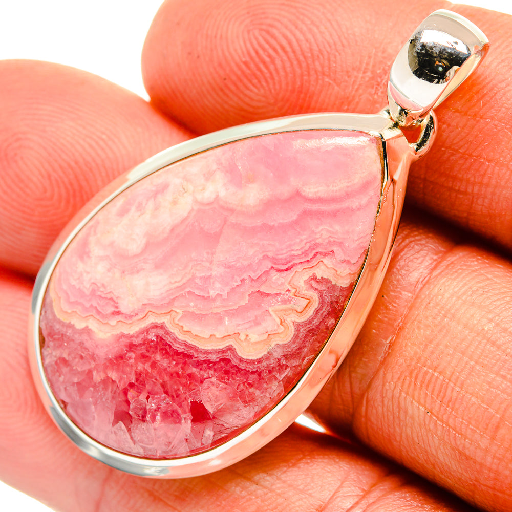 Rhodochrosite Pendants handcrafted by Anasilvercos - PD26394