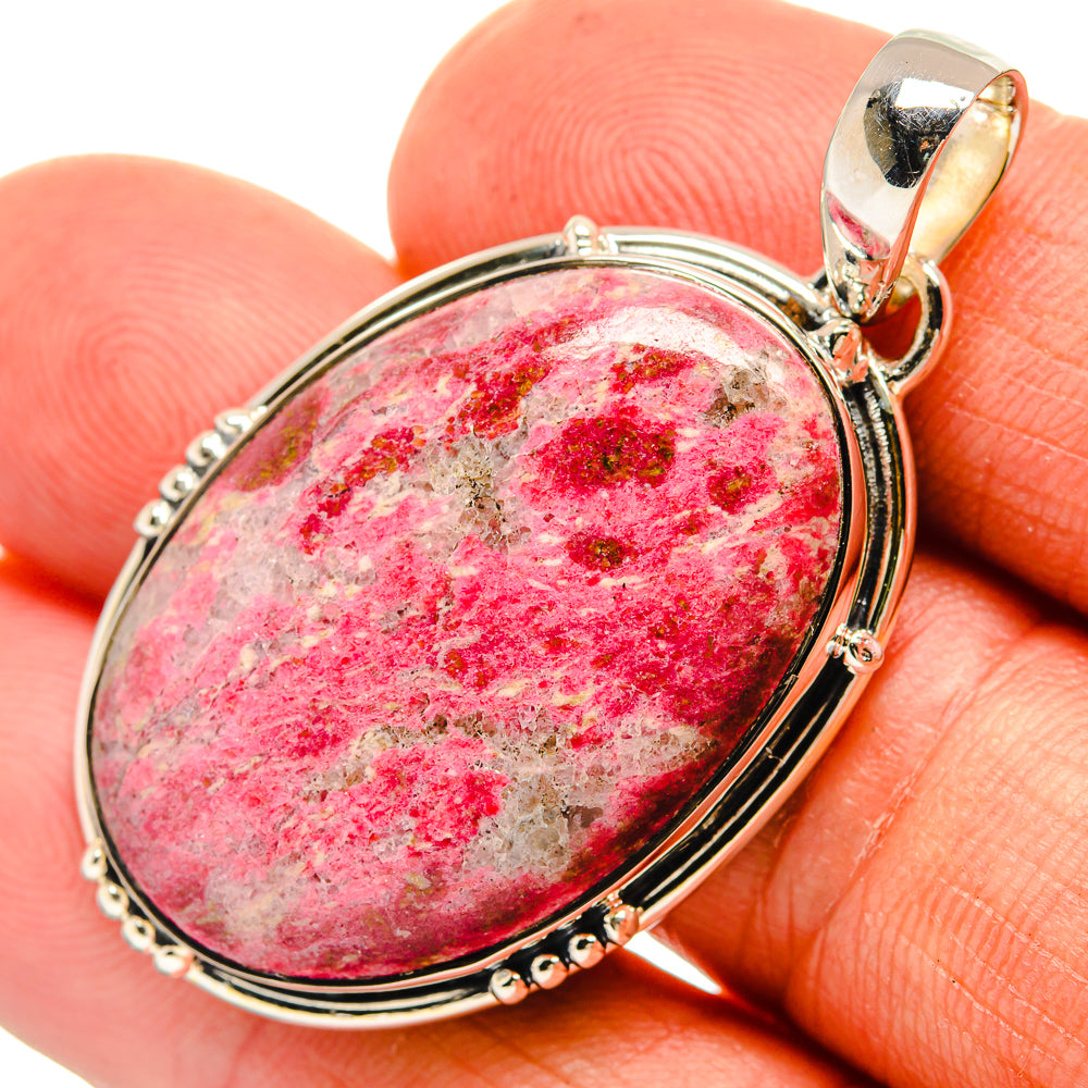 Thulite Pendants handcrafted by Anasilvercos - PD26396