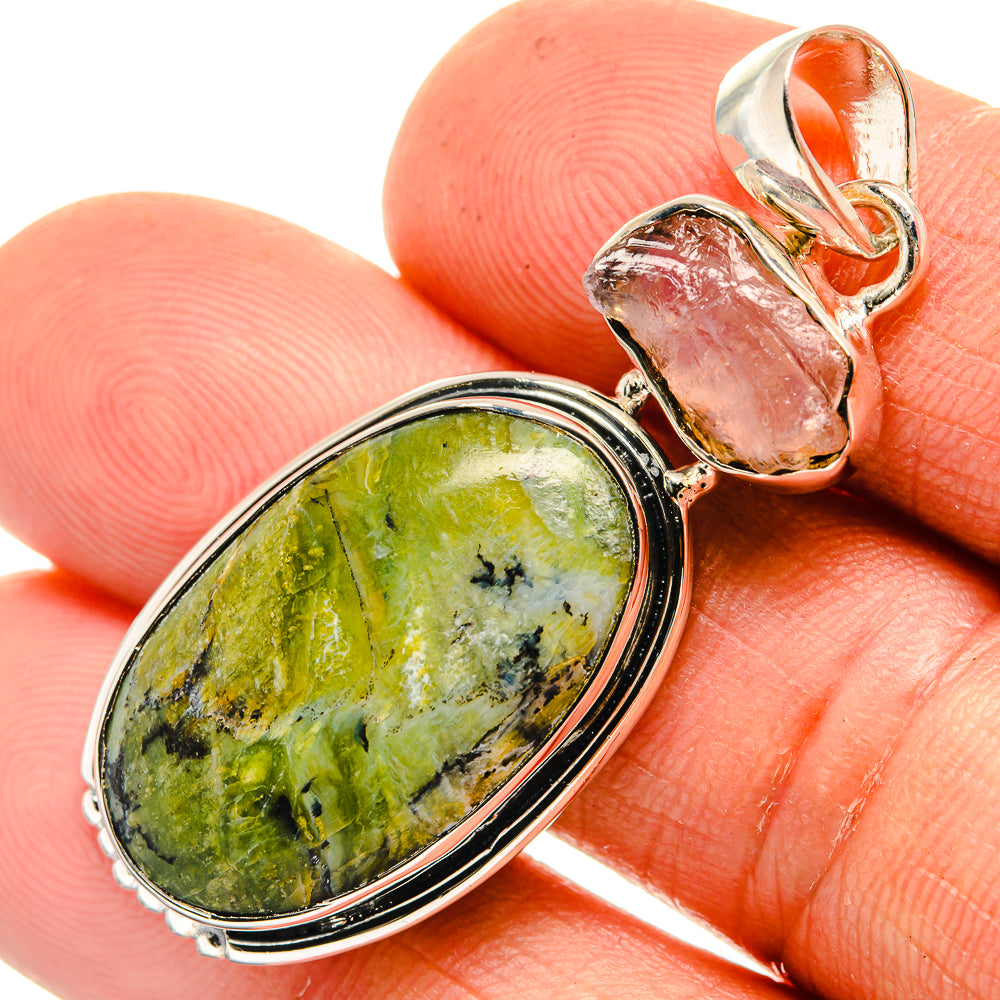 Rainforest Jasper Pendants handcrafted by Anasilvercos - PD26405
