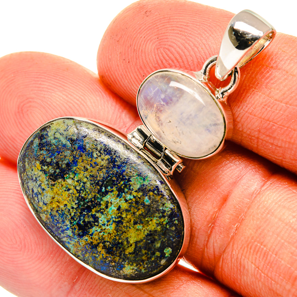 Azurite Pendants handcrafted by Anasilvercos - PD26407