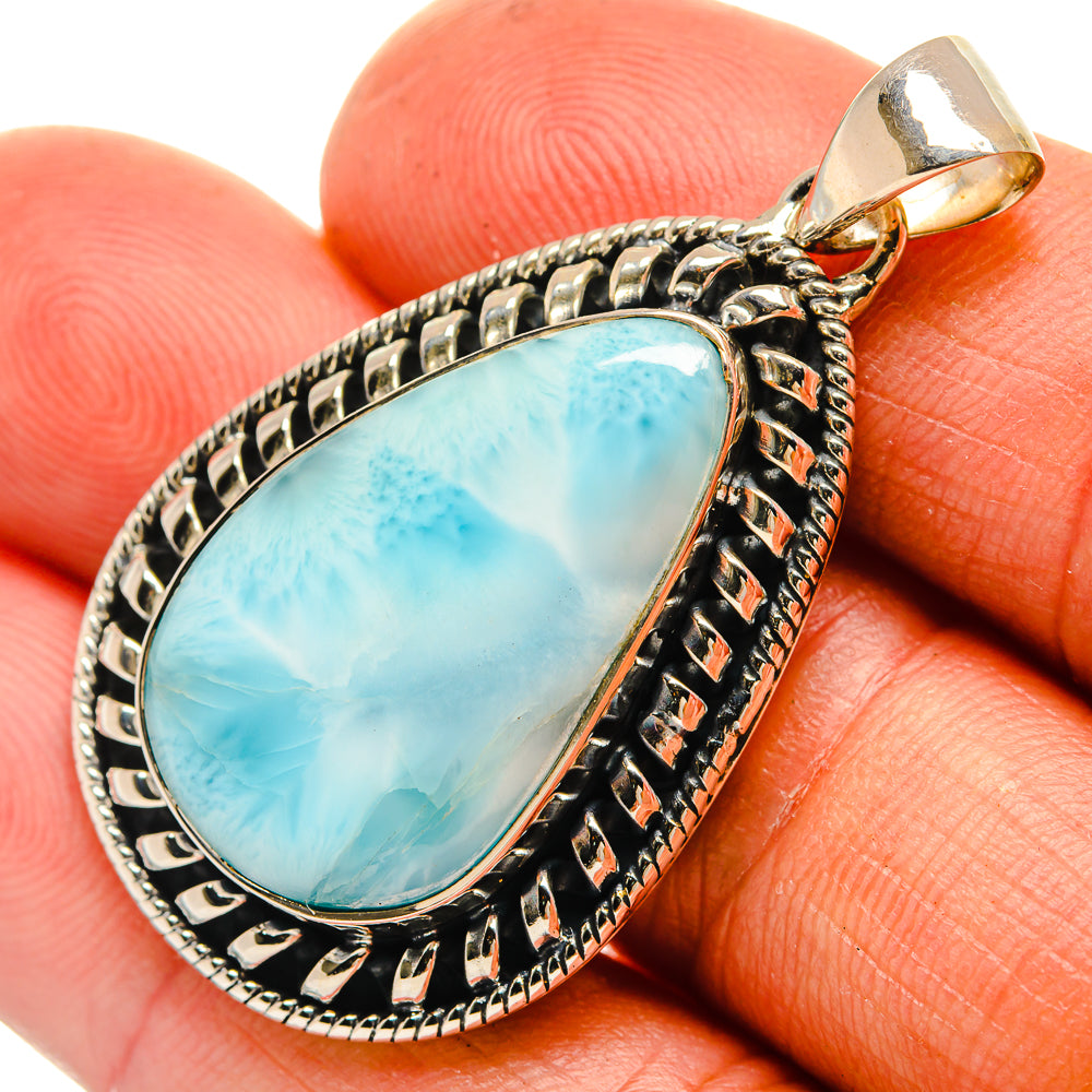 Larimar Pendants handcrafted by Anasilvercos - PD26408