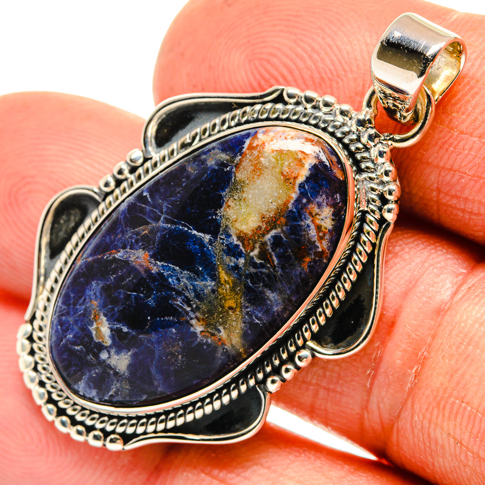 Sodalite Pendants handcrafted by Anasilvercos - PD26409