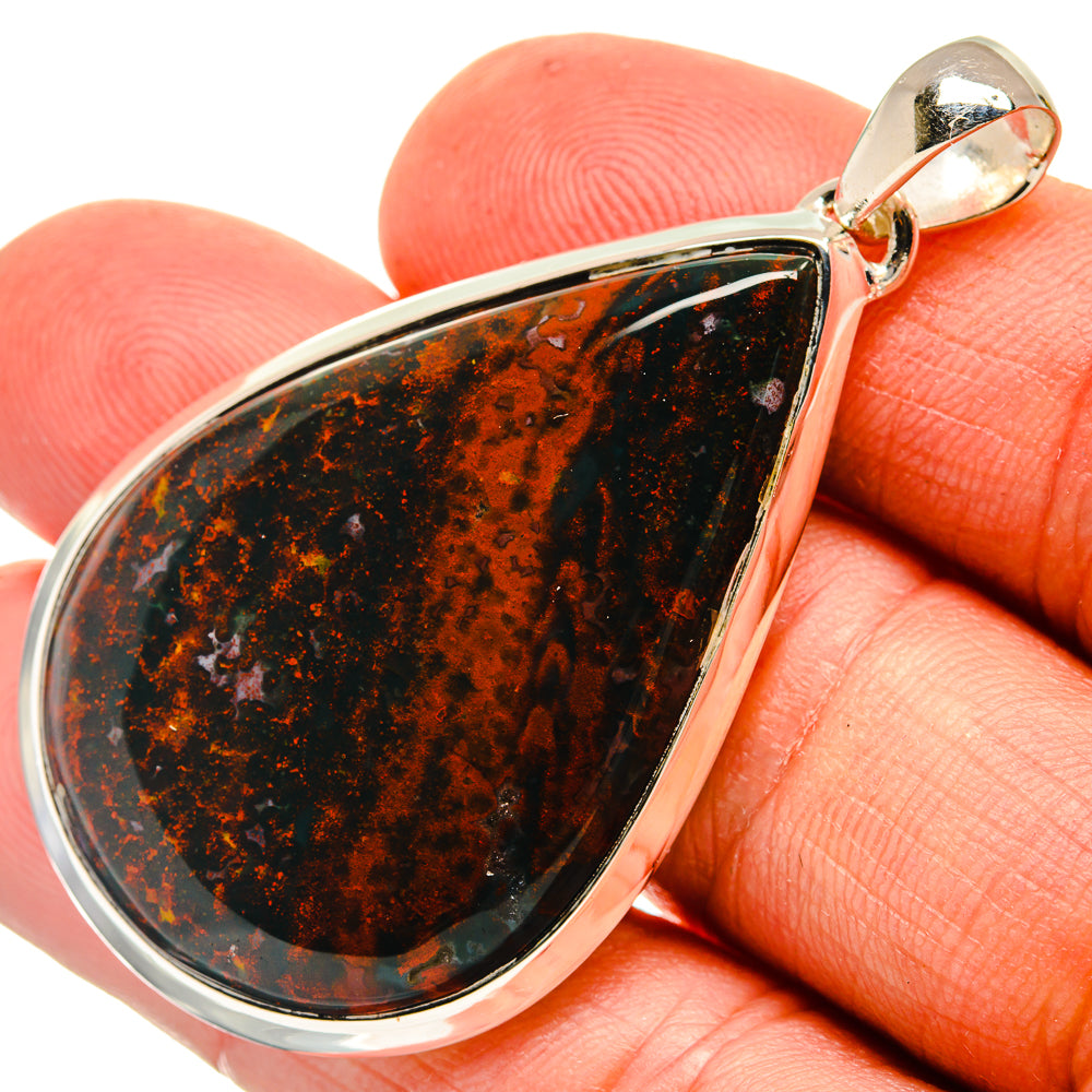 Bloodstone Pendants handcrafted by Anasilvercos - PD26423