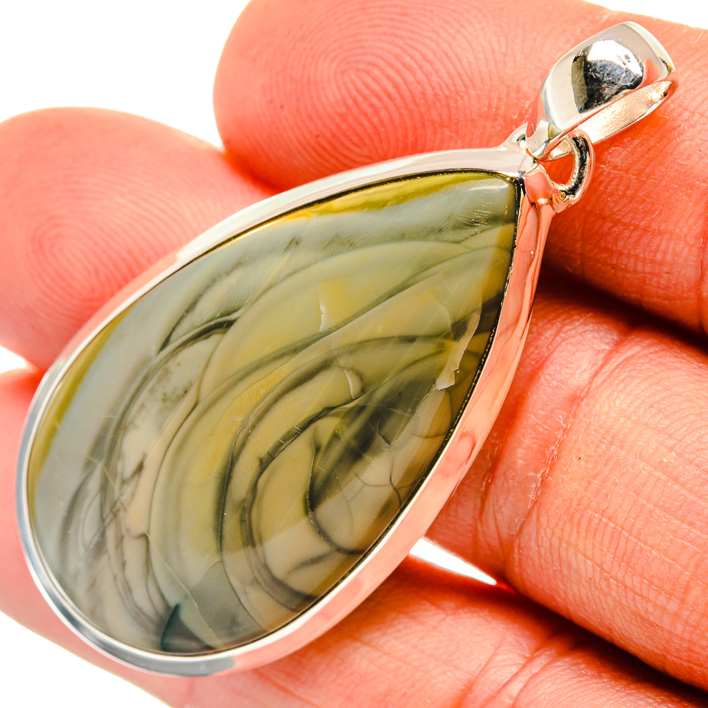 Polychrome Jasper Pendants handcrafted by Anasilvercos - PD26425