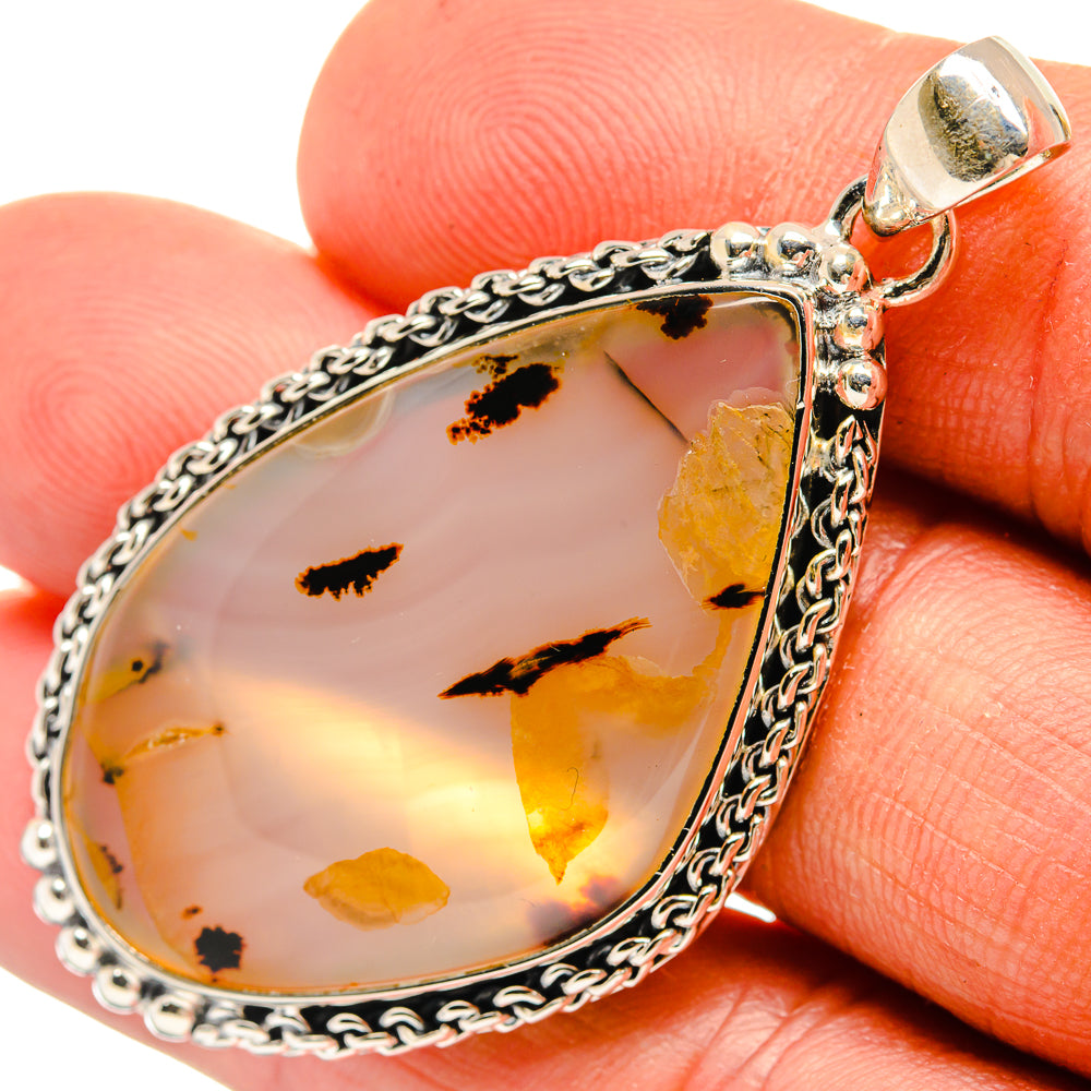 Montana Agate Pendants handcrafted by Anasilvercos - PD26429