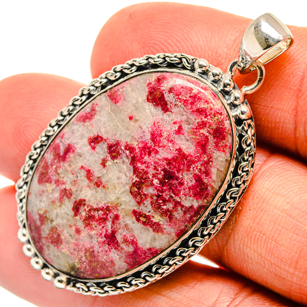 Thulite Pendants handcrafted by Anasilvercos - PD26431