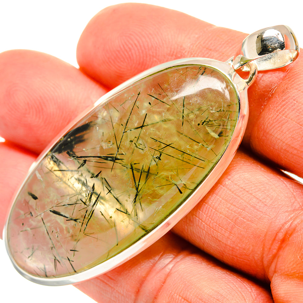 Prehnite Pendants handcrafted by Anasilvercos - PD26433