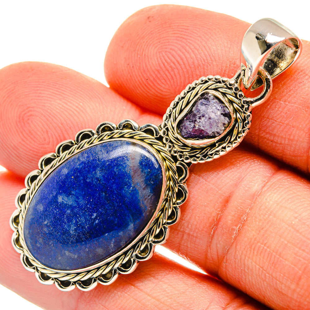 Sodalite Pendants handcrafted by Anasilvercos - PD26441