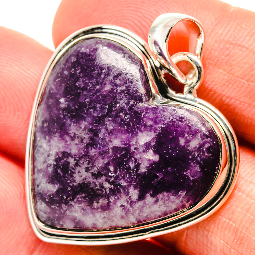 Lepidolite Pendants handcrafted by Anasilvercos - PD26462