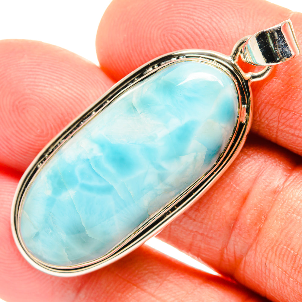 Larimar Pendants handcrafted by Anasilvercos - PD26463