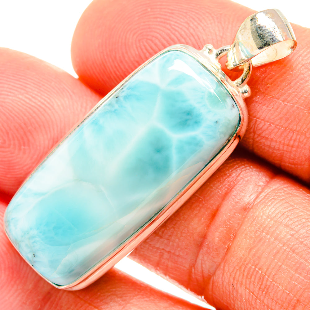 Larimar Pendants handcrafted by Anasilvercos - PD26464