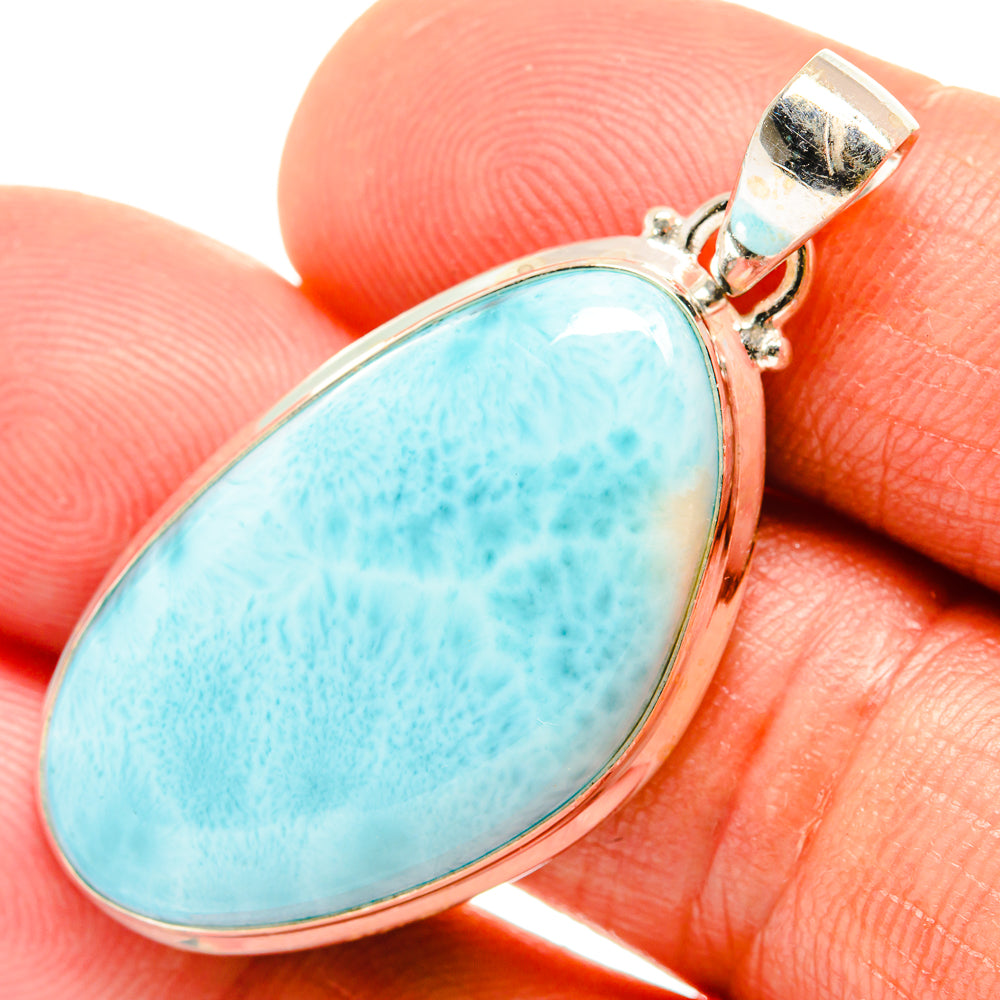 Larimar Pendants handcrafted by Anasilvercos - PD26468