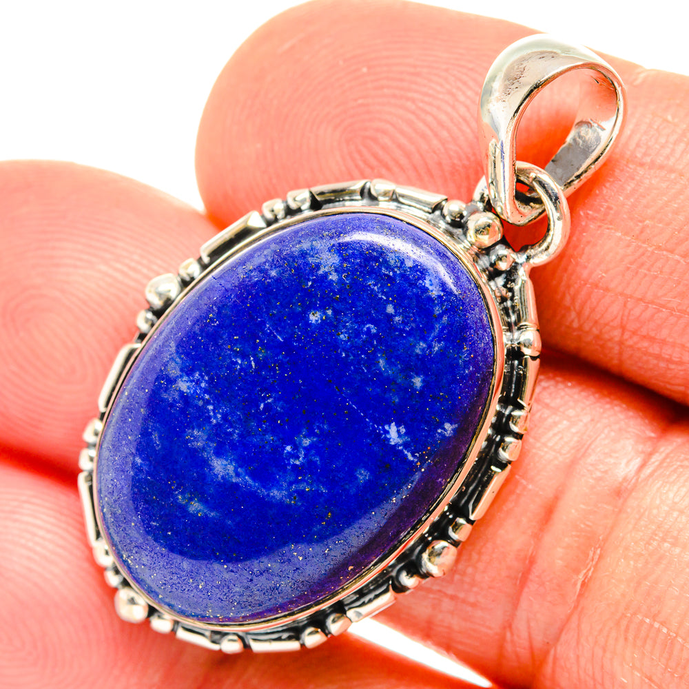 Lapis Lazuli Pendants handcrafted by Anasilvercos - PD26480