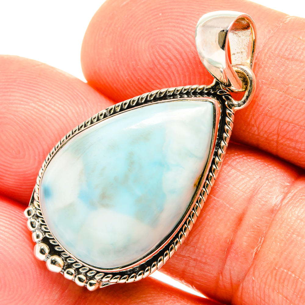 Larimar Pendants handcrafted by Anasilvercos - PD26484