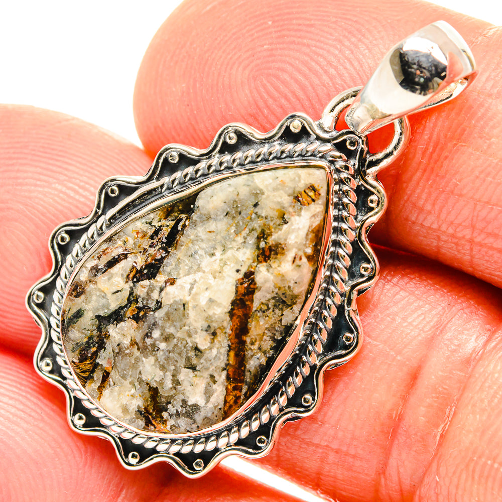 Astrophyllite Pendants handcrafted by Anasilvercos - PD26490