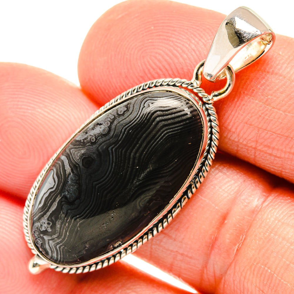 Psilomelane Pendants handcrafted by Anasilvercos - PD26502