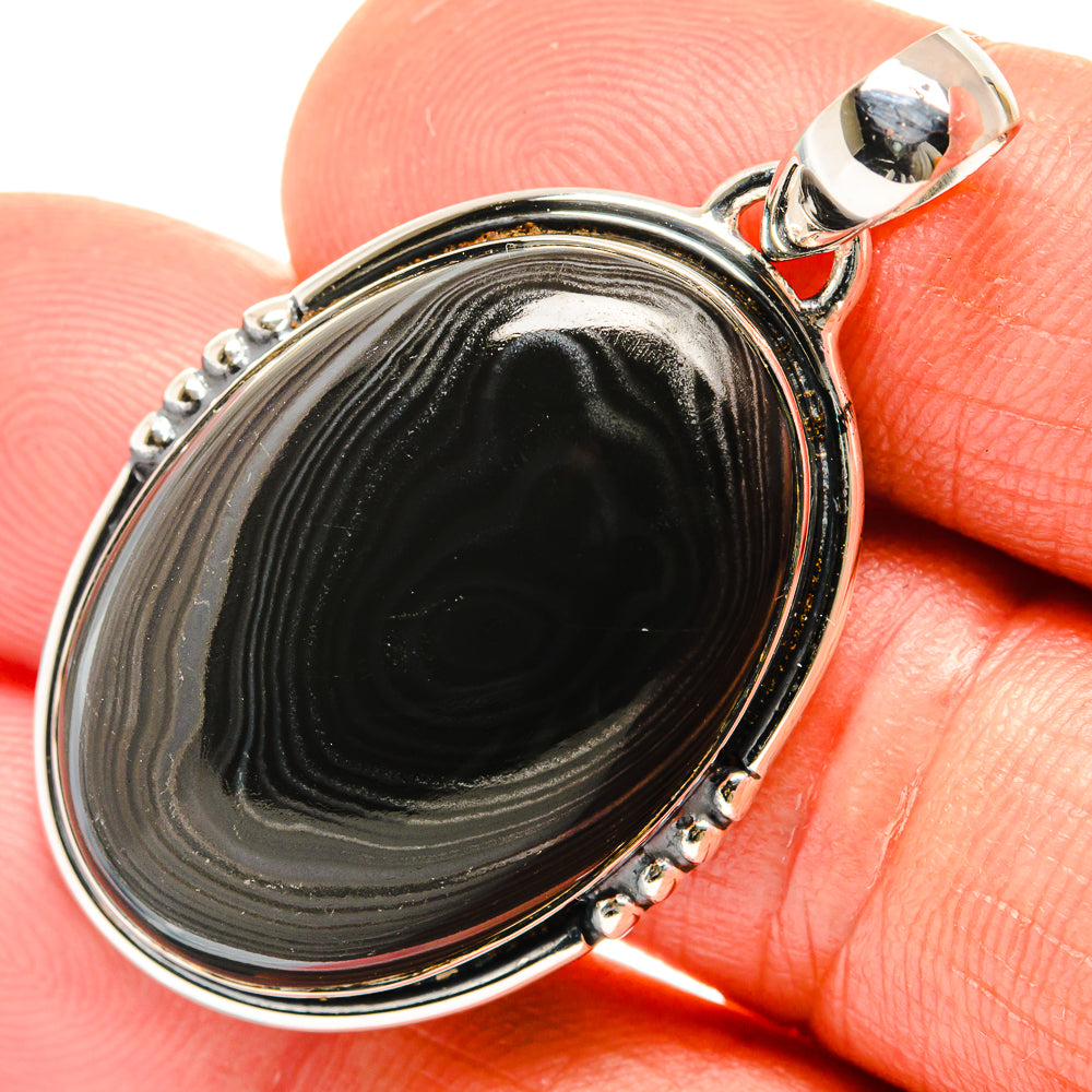 Psilomelane Pendants handcrafted by Anasilvercos - PD26508