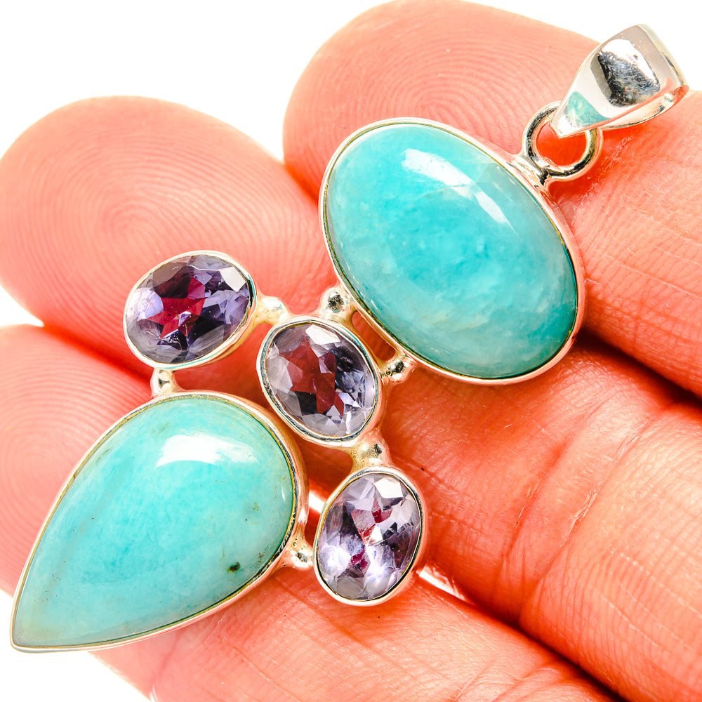 Larimar Pendants handcrafted by Anasilvercos - PD26522