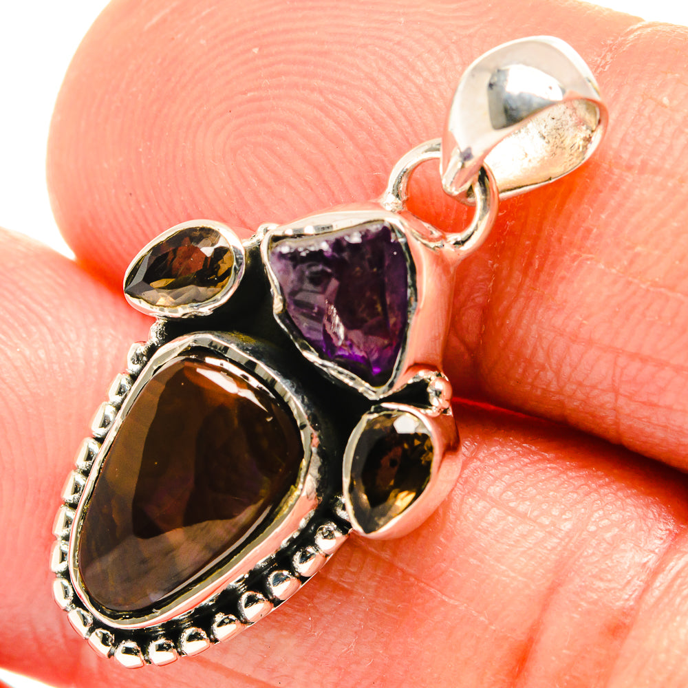 Mexican Fire Agate Pendants handcrafted by Anasilvercos - PD26541