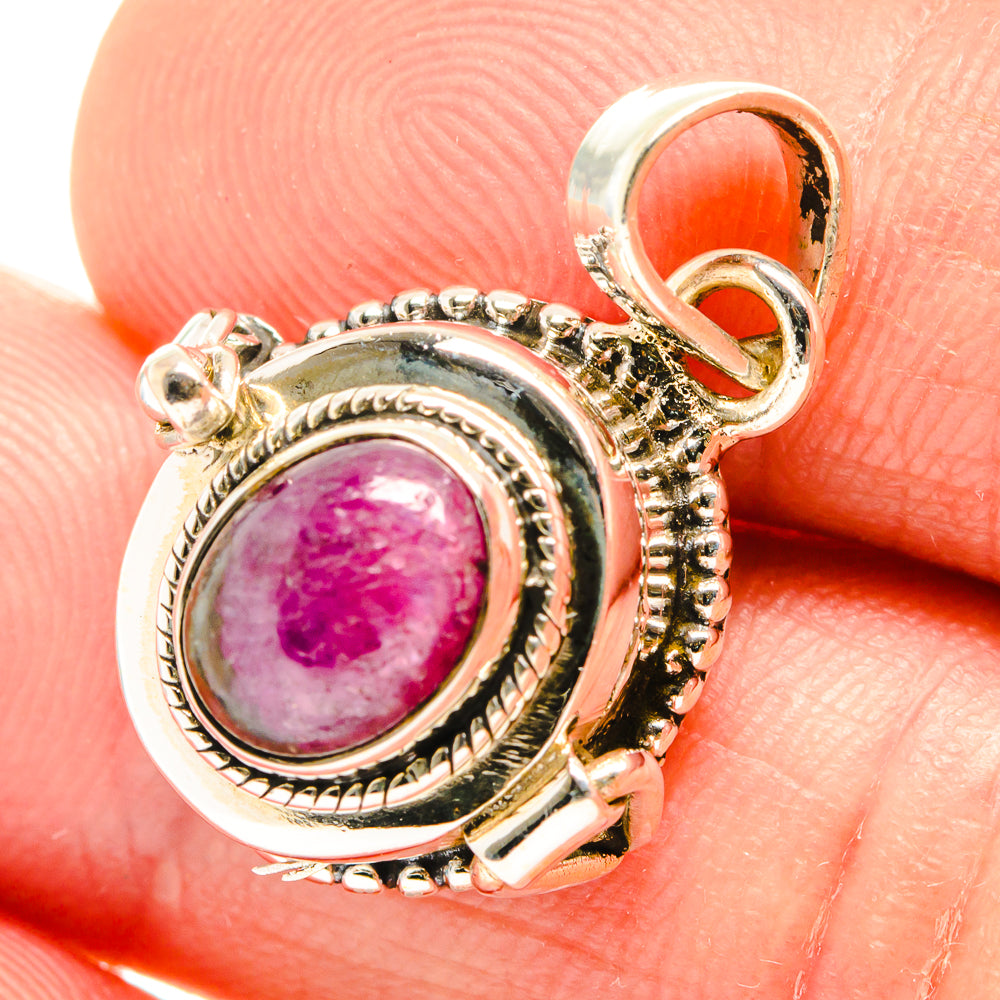 Ruby Fuchsite Pendants handcrafted by Anasilvercos - PD26566