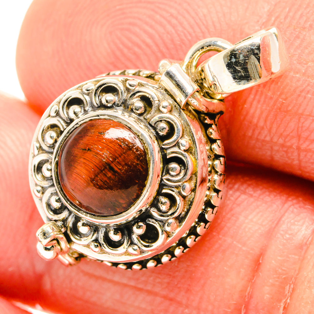 Red Tiger Eye Pendants handcrafted by Anasilvercos - PD26568