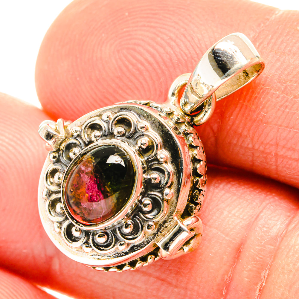 Watermelon Tourmaline Pendants handcrafted by Anasilvercos - PD26574