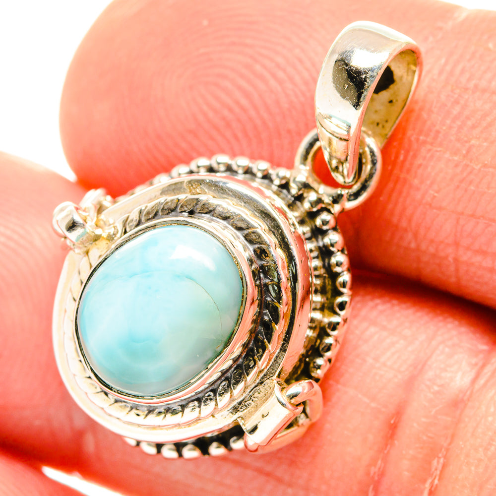 Larimar Pendants handcrafted by Anasilvercos - PD26576