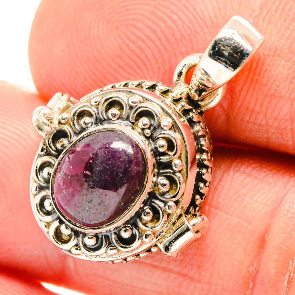 Ruby Fuchsite Pendants handcrafted by Anasilvercos - PD26578
