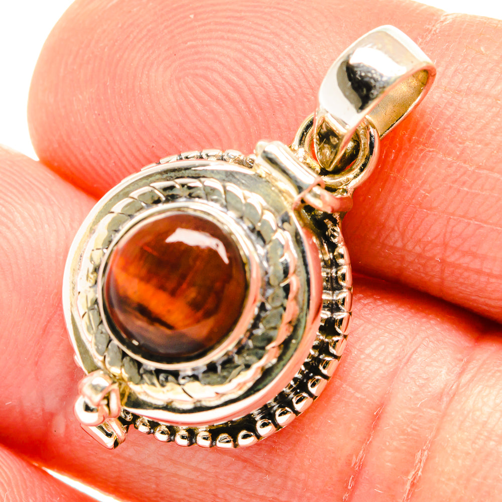 Red Tiger Eye Pendants handcrafted by Anasilvercos - PD26581
