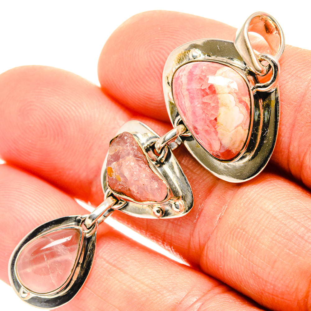 Rhodochrosite Pendants handcrafted by Anasilvercos - PD26602