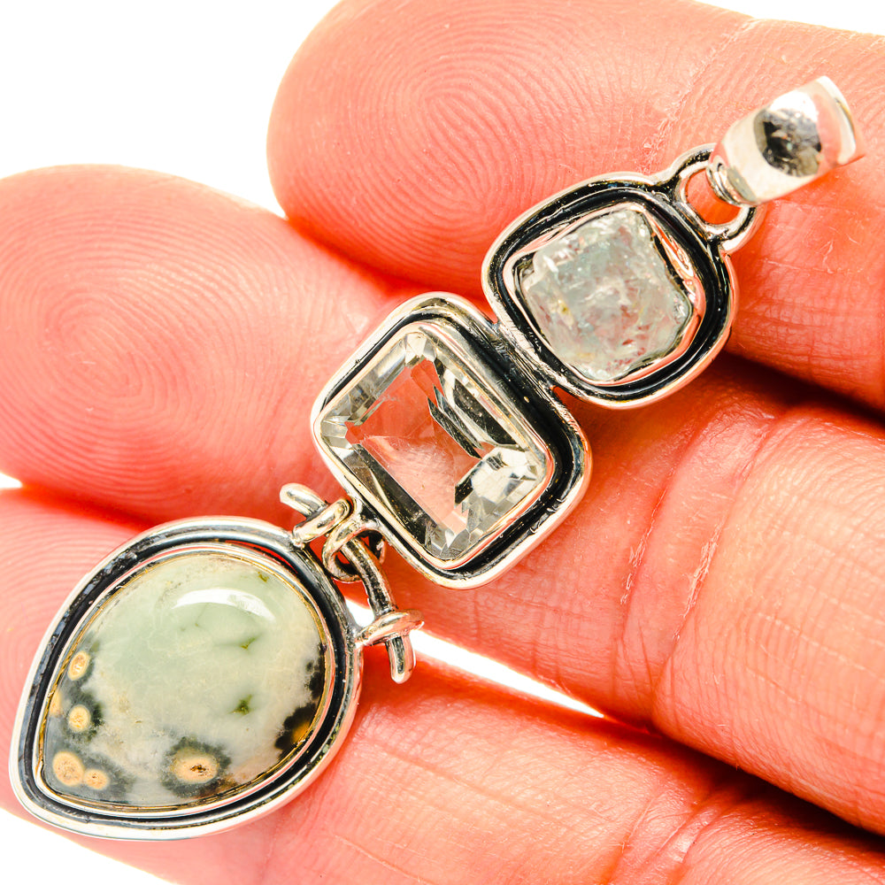Ocean Jasper Pendants handcrafted by Anasilvercos - PD26603