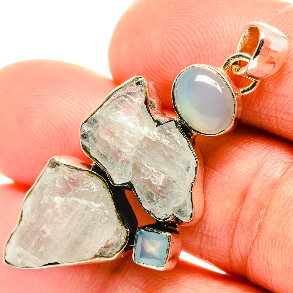 Aquamarine Pendants handcrafted by Anasilvercos - PD26606